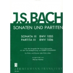 Image links to product page for Sonata, BWV 1005 & Partita, BWV 1006